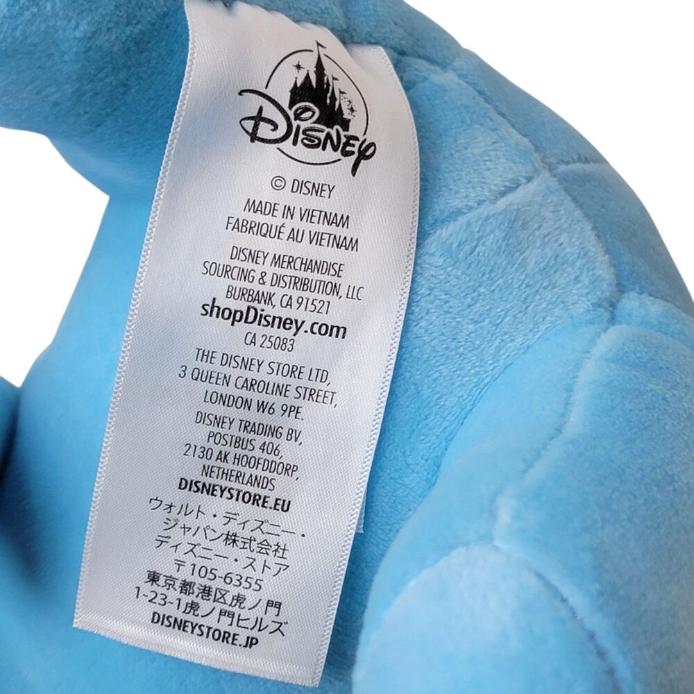 Disney Babies Mickey Mouse Plush 10” Baby Blue Pajamas Gray Stuffed Animal Toy - Picture 6 of 7